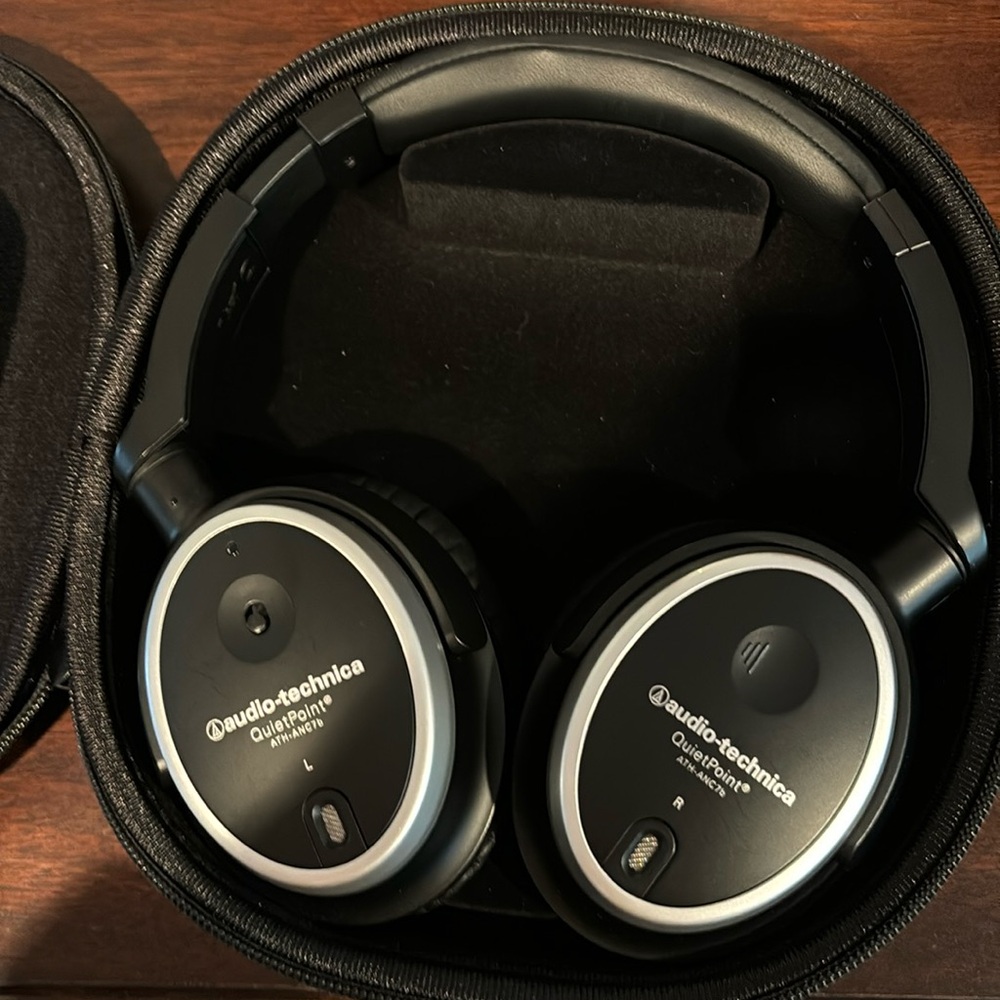 Audio-Technia Noise Canceling Headphones